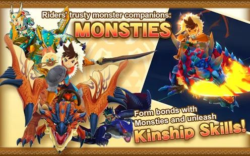 Скачать Monster Hunter Stories (Взлом на деньги) версия 1.0.2 apk на Андроид