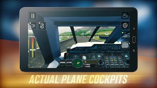 Скачать Flight Sim 2018 (Взлом на деньги) версия 3.1.1 apk на Андроид