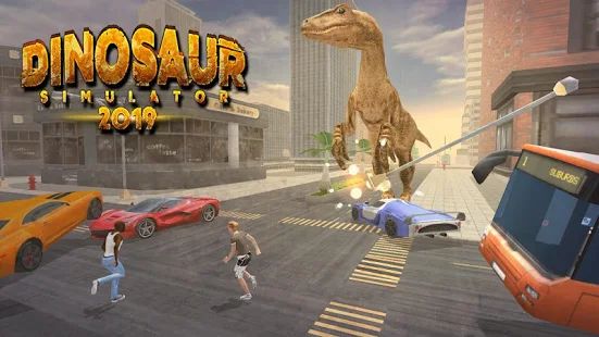 Скачать Dinosaur Games Simulator 2019 (Взлом на монеты) версия Зависит от устройства apk на Андроид