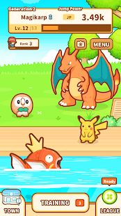 Скачать Pokémon: Magikarp Jump (Взлом открыто все) версия Зависит от устройства apk на Андроид
