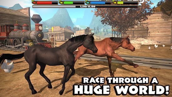 Скачать Ultimate Horse Simulator (Взлом открыто все) версия Зависит от устройства apk на Андроид