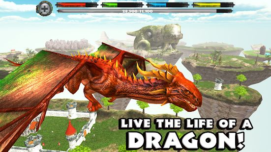 Скачать World of Dragons: Simulator (Взлом открыто все) версия Зависит от устройства apk на Андроид