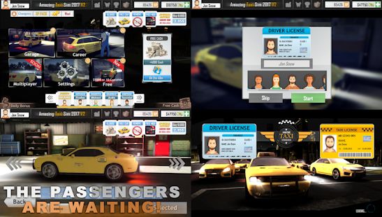Скачать Amazing Taxi Simulator V2 2019 (Взлом на деньги) версия 1.0.9 apk на Андроид