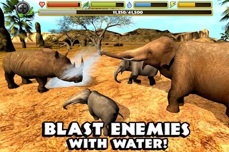 Скачать Elephant Simulator (Взлом на деньги) версия Зависит от устройства apk на Андроид