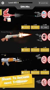 Скачать Gun Idle (Взлом на деньги) версия 1.9.1 apk на Андроид