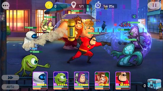 Скачать Disney Heroes: Battle Mode (Взлом на деньги) версия 1.17.02 apk на Андроид