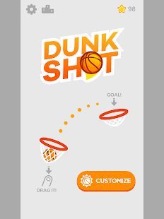 Скачать Dunk Shot (Взлом на монеты) версия 1.4.4 apk на Андроид