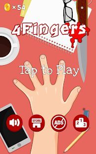 Скачать 4 Пальца - бесплатно игры с ножом (Взлом на монеты) версия 3.5 apk на Андроид