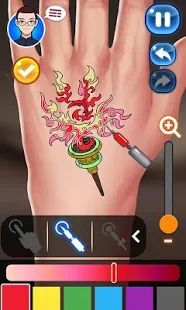 Скачать Мастер татуировщик (Взлом открыто все) версия Зависит от устройства apk на Андроид