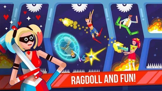 Скачать Ragdoll Rage: Heroes Arena (Взлом на монеты) версия 1.2.28 apk на Андроид