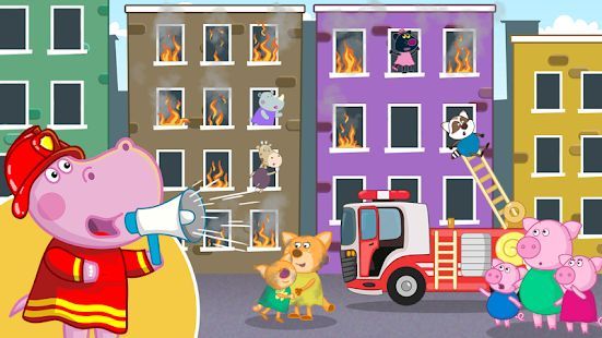 Скачать Пожарный патруль. Игры для детей (Взлом на деньги) версия 1.2.6 apk на Андроид