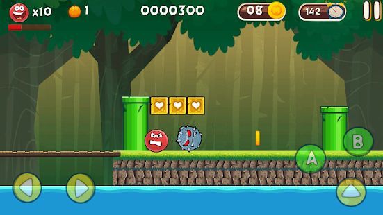 Скачать Red Ball : Bounce 4 Hero Adventure (Взлом на монеты) версия 1.3.1 apk на Андроид