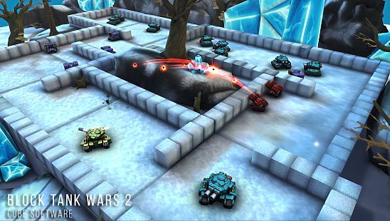 Скачать Block Tank Wars 2 (Взлом на деньги) версия 2.3 apk на Андроид
