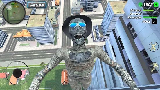 Скачать Rope Mummy Crime Simulator: Vegas Hero (Взлом на деньги) версия 1.0.2 apk на Андроид