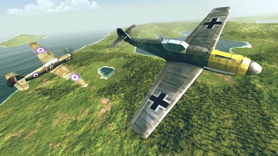 Скачать Warplanes: WW2 Dogfight (Взлом на деньги) версия 2.0 apk на Андроид