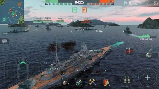 Скачать World of Warships Blitz: морской ММОРПГ PvP шутер (Взлом на монеты) версия 3.4.0 apk на Андроид