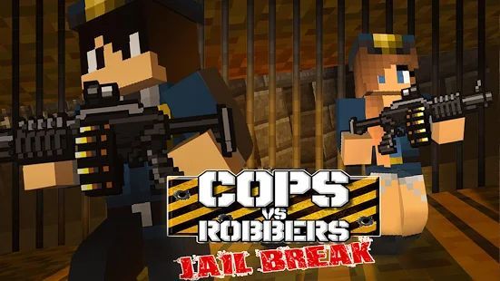 Скачать Cops Vs Robbers: Jailbreak (Взлом открыто все) версия 1.96 apk на Андроид