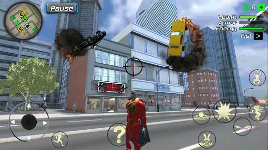 Скачать Amazing Powerhero : New York Gangster (Взлом на деньги) версия 1.0.2 apk на Андроид