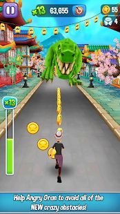 Скачать Angry Gran Run - Running Game (Взлом открыто все) версия 2.12.2 apk на Андроид