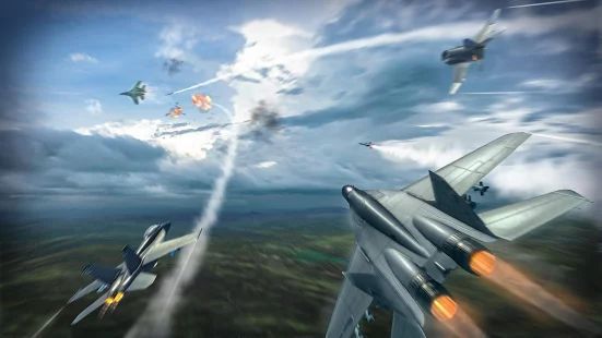 Скачать Sky Combat: онлайн ПВП бои на самолётах 5х5 (Взлом на деньги) версия 2.0 apk на Андроид