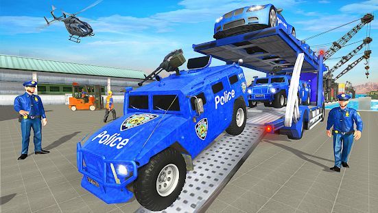 Скачать полицейская машина транспорт грузовик игры (Взлом на деньги) версия Зависит от устройства apk на Андроид