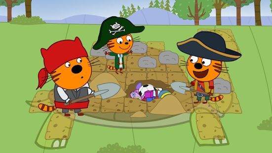 Скачать Три Кота: Сокровища пиратов. Приключения для детей (Взлом открыто все) версия 1.1.9 apk на Андроид