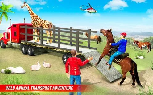 Скачать Farm Animal Transport Truck Driving Simulator (Взлом открыто все) версия 23 apk на Андроид