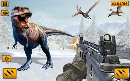 Скачать Wild Animal Hunt 2020: Dino Hunting Games (Взлом на монеты) версия Зависит от устройства apk на Андроид