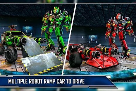 Скачать Ramp Car Robot Transforming Game: Robot Car Games (Взлом на монеты) версия 1.0.9 apk на Андроид