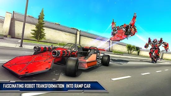 Скачать Ramp Car Robot Transforming Game: Robot Car Games (Взлом на монеты) версия 1.0.9 apk на Андроид