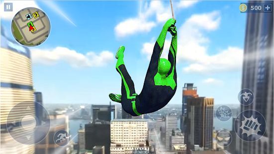 Скачать Spider Rope Hero: Ninja Gangster Crime Vegas City (Взлом открыто все) версия 1.0.13 apk на Андроид
