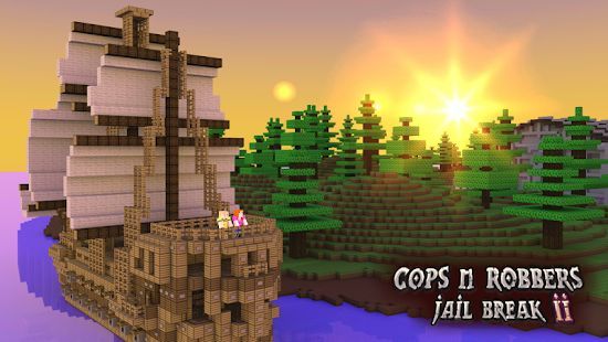 Скачать Cops N Robbers: Pixel Prison Games 2 (Взлом на монеты) версия 2.2.4 apk на Андроид