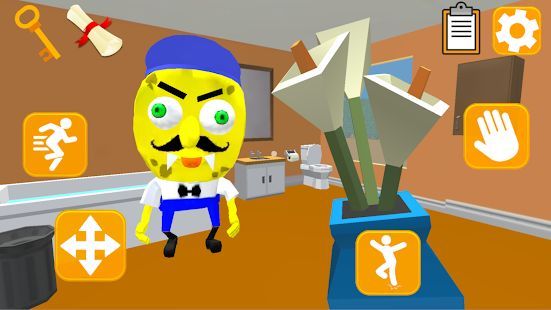 Скачать Sponge Neighbor Escape 3D (Взлом открыто все) версия 1.3 apk на Андроид