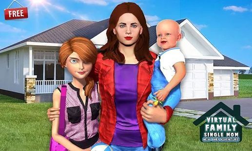 Скачать New Baby Single Mom Family Adventure (Взлом на монеты) версия Зависит от устройства apk на Андроид