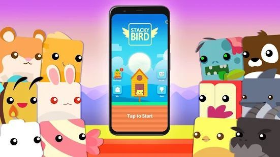 Скачать Hyper Casual Flying Birdie Game (Взлом на монеты) версия 1.0.1.22 apk на Андроид