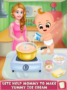 Скачать Mommy Homemade Ice Cream Cooking (Взлом открыто все) версия 1.0 apk на Андроид