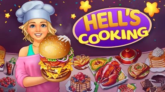 Скачать Hell’s Cooking: Кухонная лихорадка (Взлом на монеты) версия 1.39 apk на Андроид
