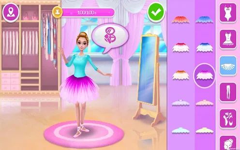 Скачать Красавица Балерина (Взлом на монеты) версия 1.5.3 apk на Андроид