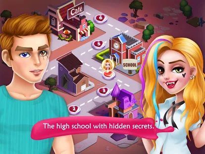 Скачать Секретная средняя школа 1: первая история любви (Взлом на монеты) версия 1.9 apk на Андроид
