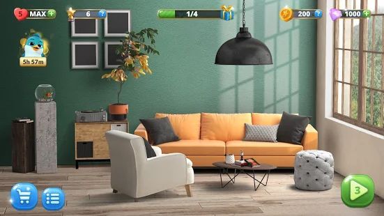 Скачать Flip This House: Декор, дизайн и игра «3 в ряд» (Взлом на монеты) версия 1.103 apk на Андроид