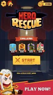 Скачать Hero Rescue (Взлом открыто все) версия 1.0.51 apk на Андроид