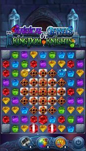 Скачать Magical Jewels of Kingdom Knights: три в ряд (Взлом на монеты) версия 1.0.8 apk на Андроид