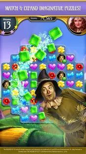Скачать The Wizard of Oz Magic Match 3 Puzzles & Games (Взлом открыто все) версия 1.0.4706 apk на Андроид