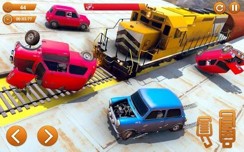 Скачать Train Vs Car Crash: Гоночные игры 2019 (Взлом открыто все) версия 1.2 apk на Андроид