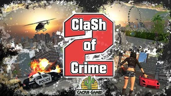 Скачать Clash of Crime Mad City War Go (Взлом на монеты) версия 1.1.2 apk на Андроид