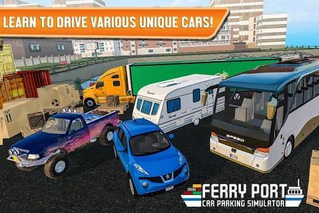 Скачать Ferry Port Trucker Parking Simulator (Взлом на монеты) версия 1.3 apk на Андроид
