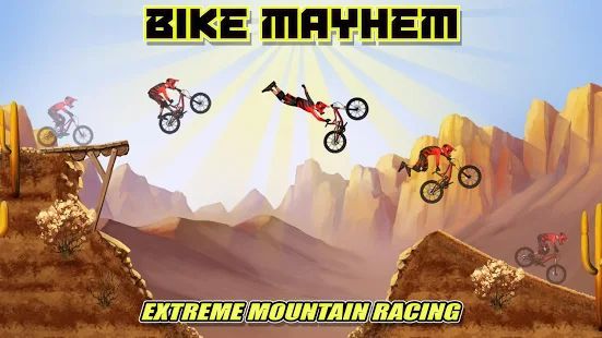 Скачать Bike Mayhem Mountain Racing (Взлом на монеты) версия 1.5 apk на Андроид