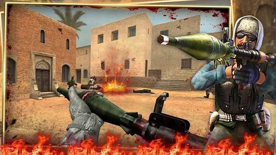 Скачать Gun Strike: Counter Terrorist 3D Shooting Games (Взлом на монеты) версия 2.0.2 apk на Андроид