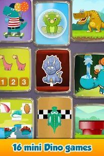Скачать Динозавр игры - детская игра (Взлом на деньги) версия 3.1.0 apk на Андроид