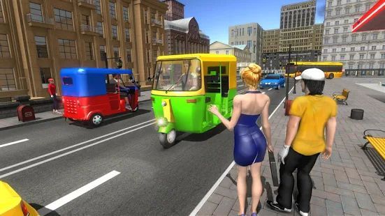 Скачать Modern Tuk Tuk Auto Rickshaw: Free Driving Games (Взлом на монеты) версия 1.5 apk на Андроид